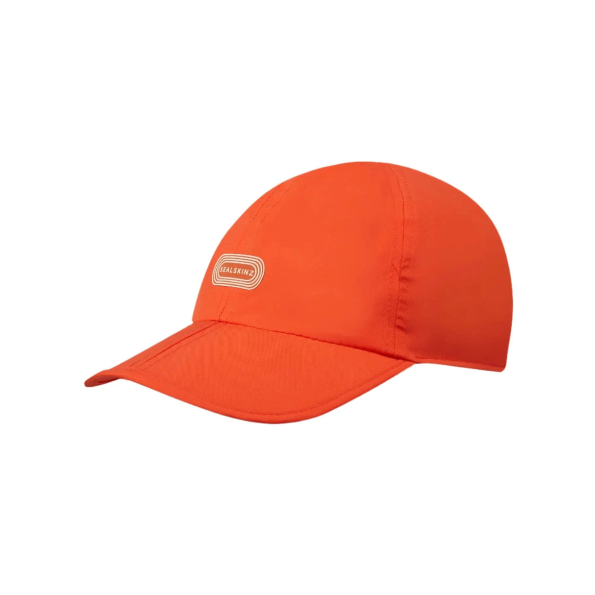 Sealskinz Wymondham Waterproof Quick Dry Foldable Running Cap  -  One Size Fits Most / Orange