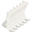 Thorlo Maximum Cushion Crew Running 6-Pack Socks  -  Medium / White/Platinum