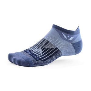 Swiftwick Aspire Zero Tab Socks  -  Small / Denim Navy
