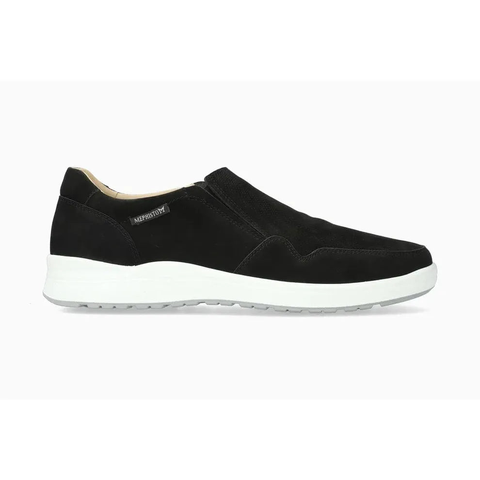 Mephisto Mens Valter Slip-On Sneakers - 9 / Black Nomad
