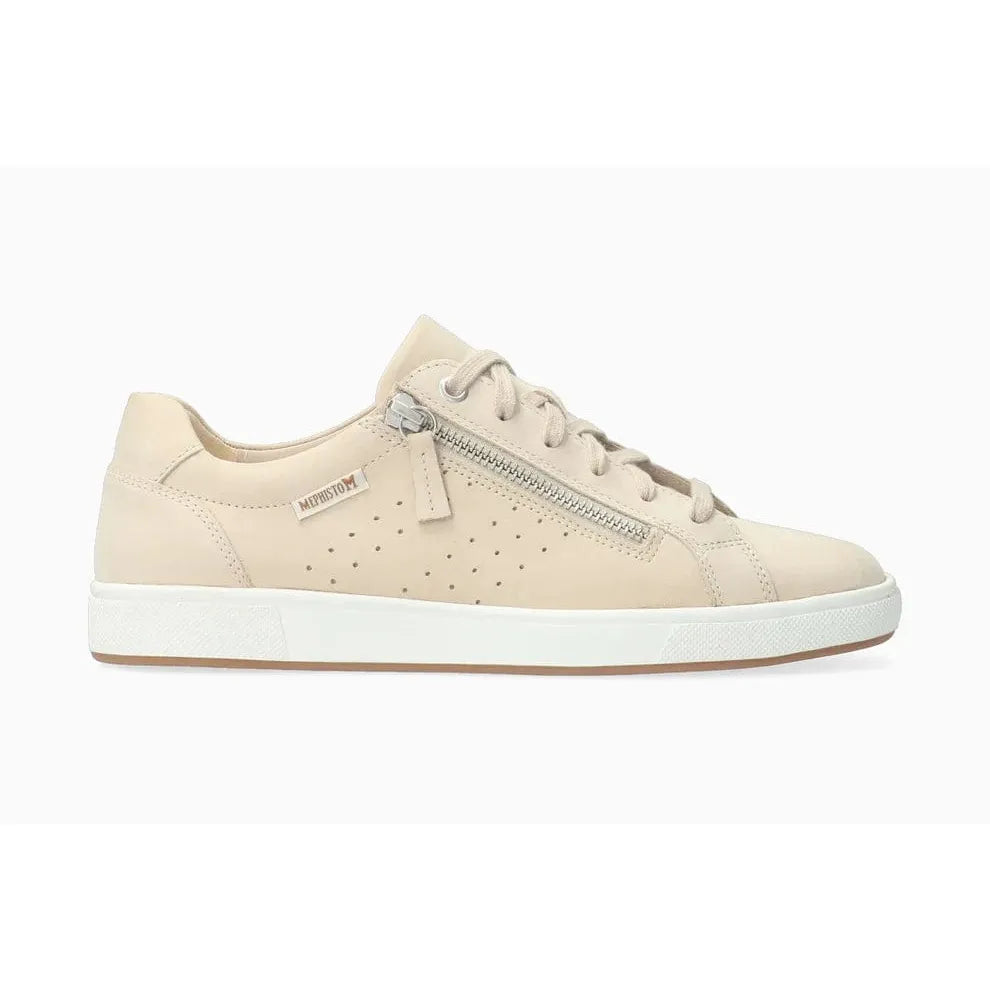 Mephisto Womens Nikita Sneakers - 8 / Nude Bucksoft