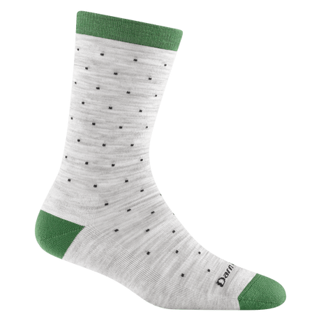 Darn Tough Womens Pin Drop Crew Lightweight Lifestyle Socks - Clearance  -  Small / Ash