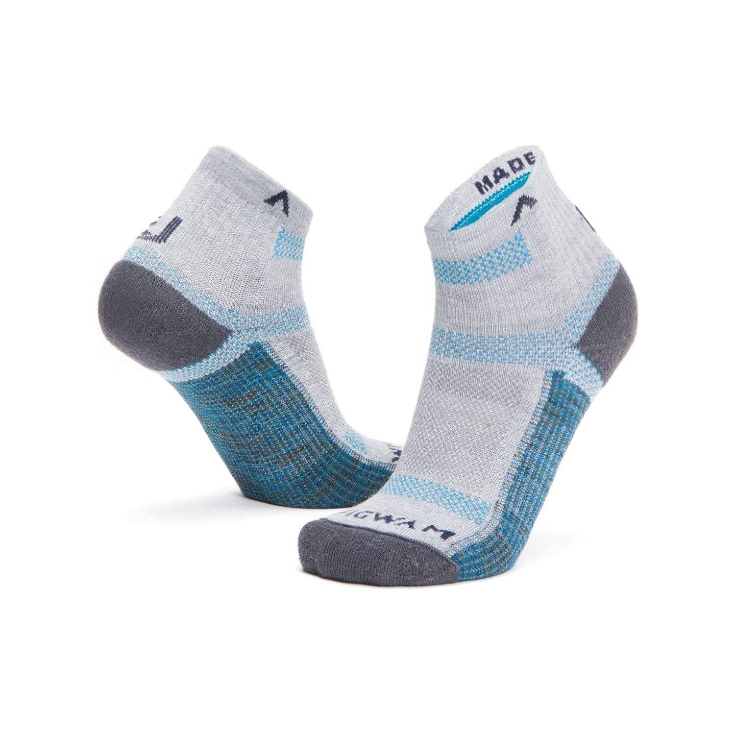 Wigwam Ultra Cool-Lite Quarter Socks  -  Medium / Caribbean