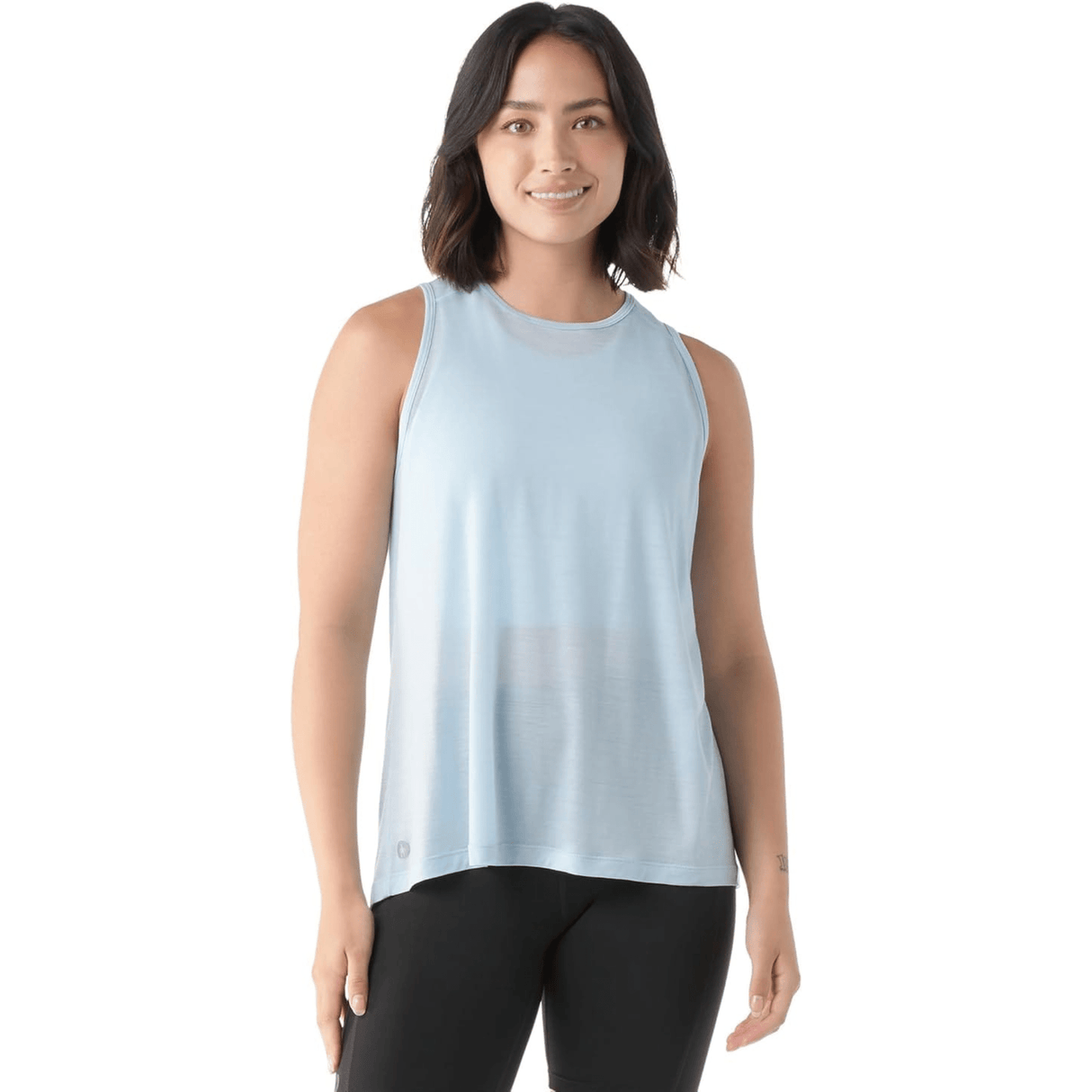 Smartwool Womens Active Ultralite High Neck Tank Top - Clearance  -  X-Small / Winter Sky