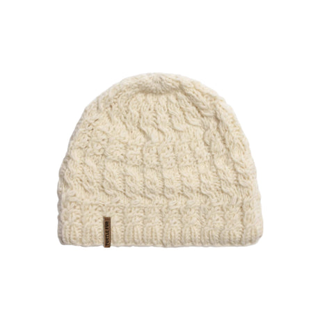 Turtle Fur Mika Wool Beanie  -  One Size Fits Most / White