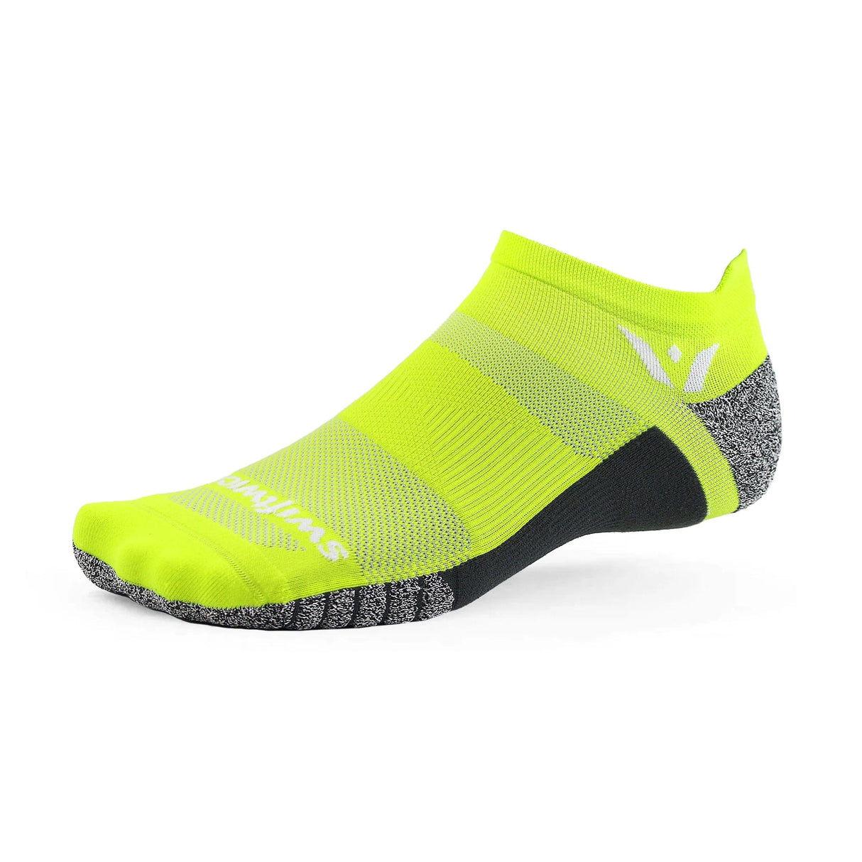 Swiftwick Flite XT Zero Tab Socks  -  Small / Citron Spark