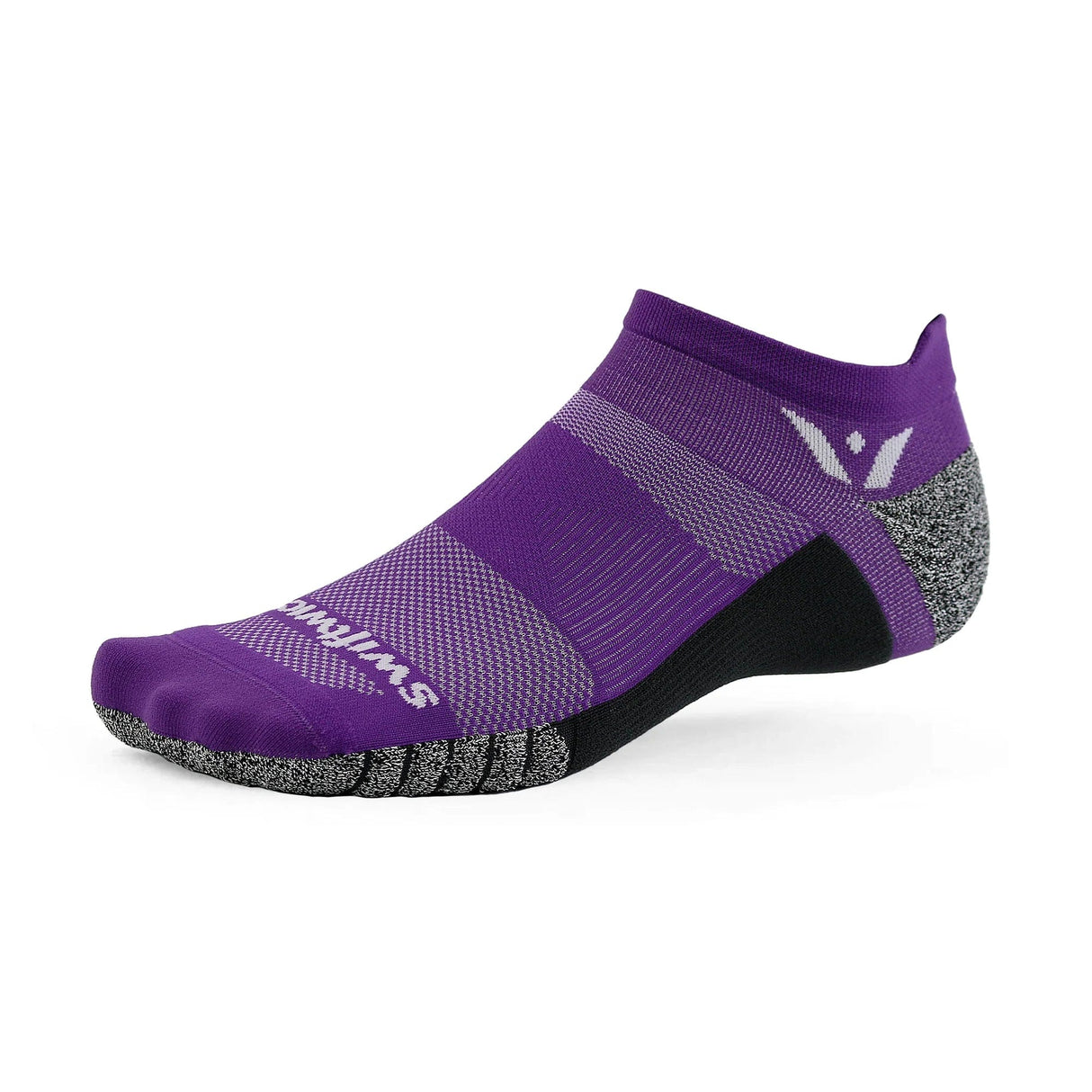 Swiftwick Flite XT Zero Tab Socks  -  Small / Purple Boost