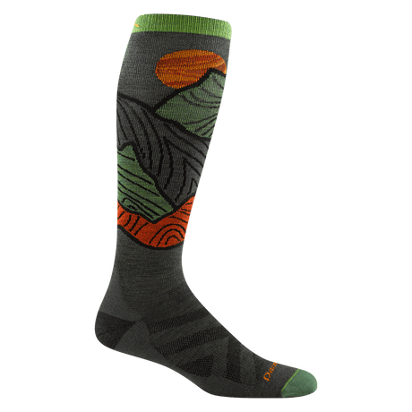 Darn Tough Mens Titan Over-the-Calf Lightweight Ski & Snowboard Socks  -  Medium / Forest