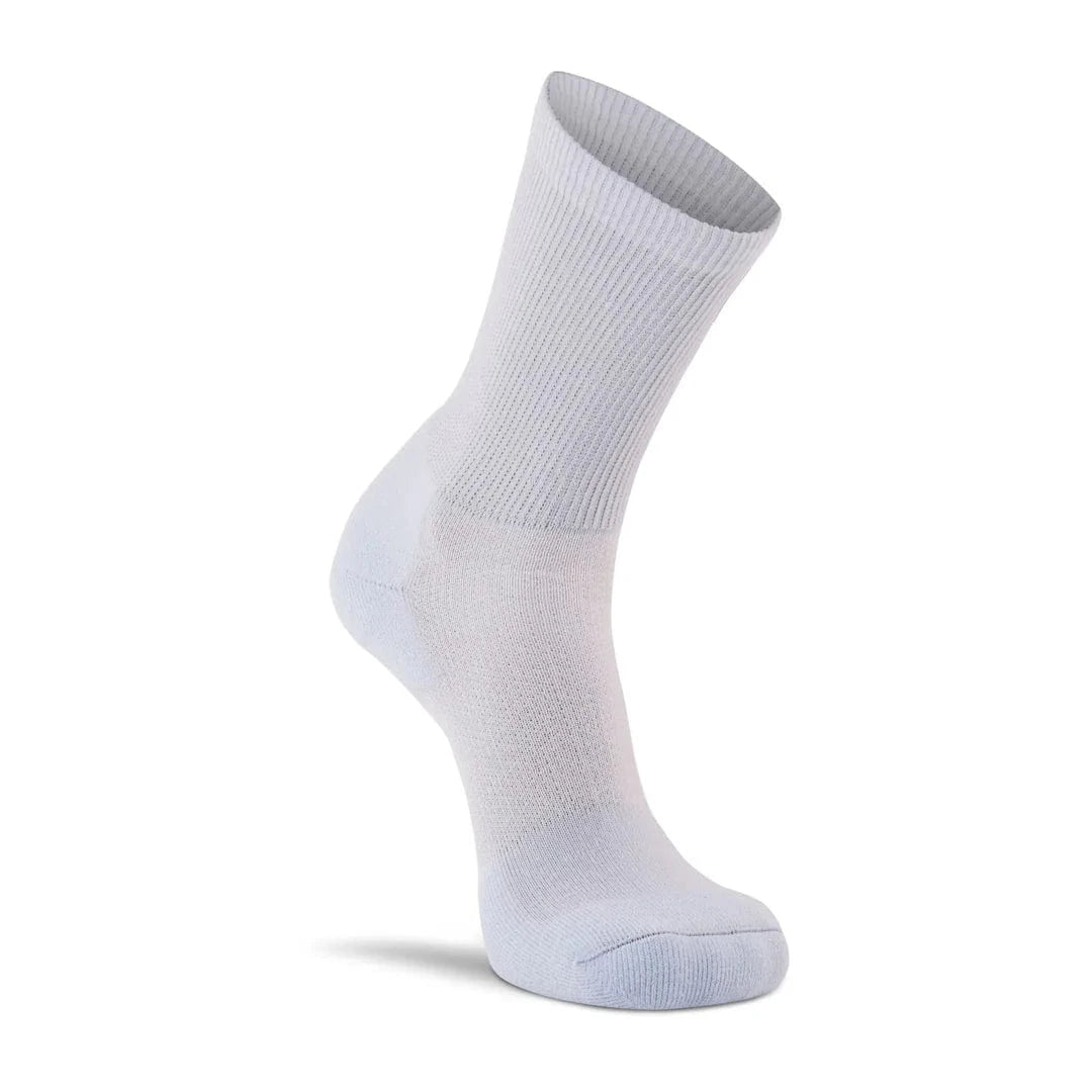 Fox River Womens Her Diabetic Crew Socks 2-Pack  -  Medium / Light Blue