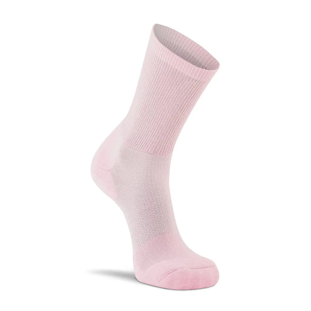 Fox River Womens Her Diabetic Crew Socks 2-Pack  -  Medium / Pink