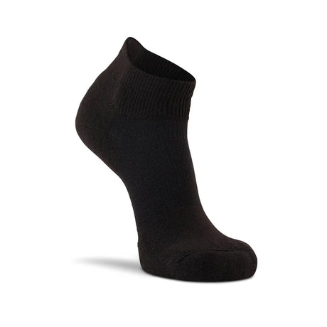 Fox River Womens Her Diabetic Quarter Crew Socks 2-Pack  -  Medium / Black
