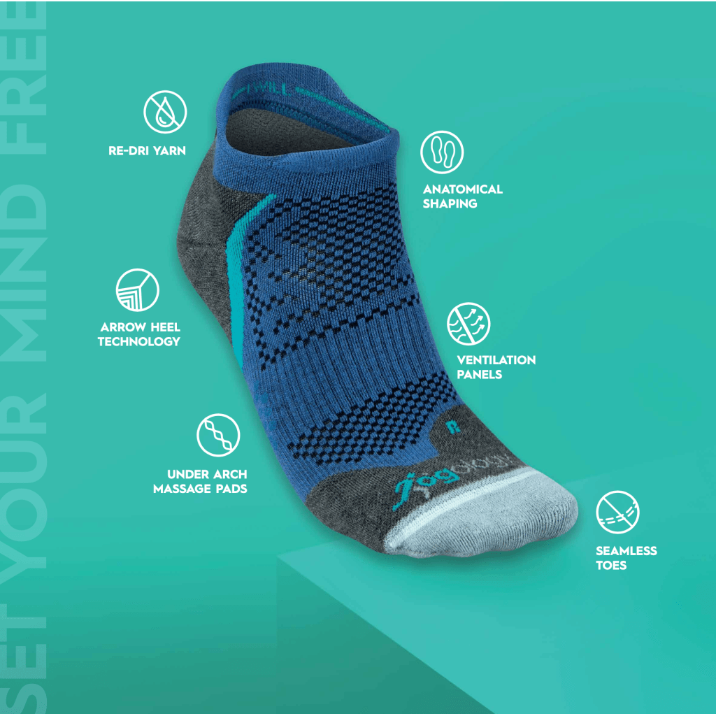 Jogology Low Cushion No Show Socks  -