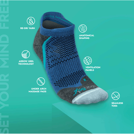 Jogology Low Cushion No Show Socks  -