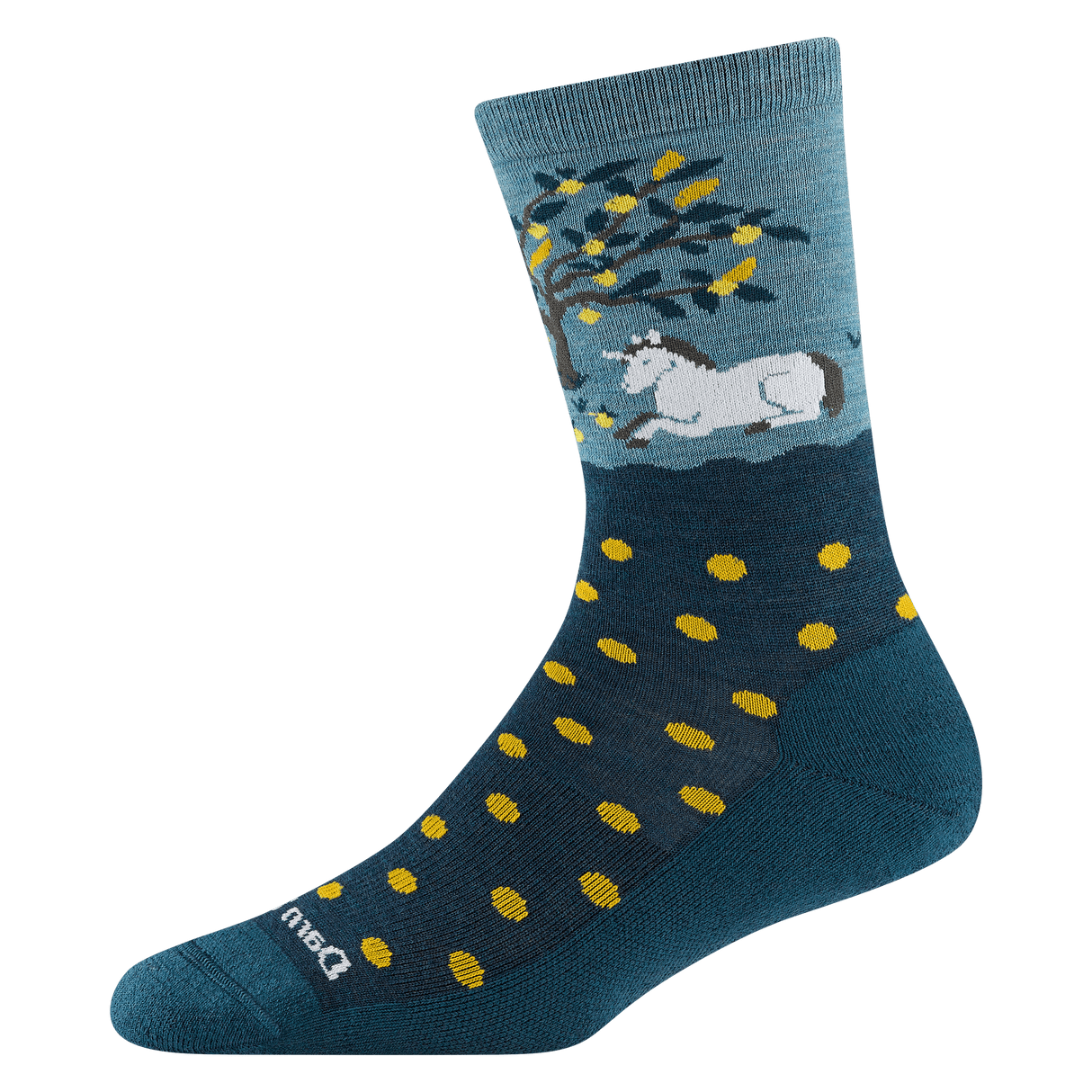 Darn Tough Womens Wild Life Crew Lightweight Lifestyle Socks  -