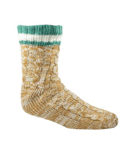 Woolrich Mens Aloe Slipper Socks  -  Large / Wheat