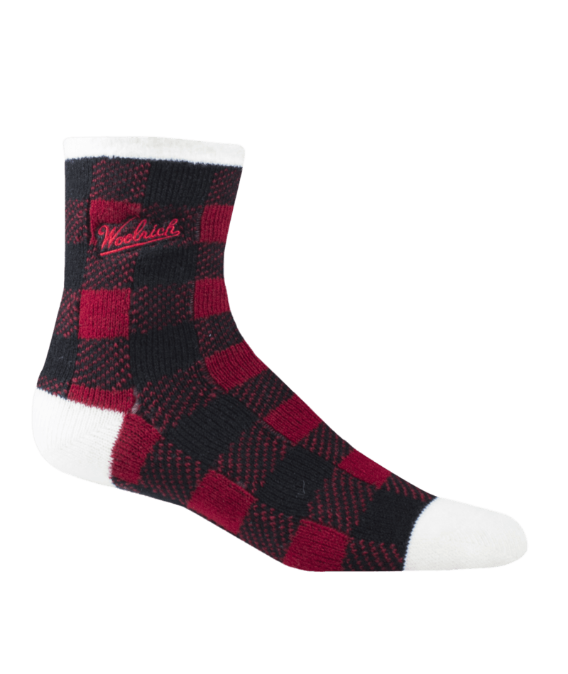 Woolrich Aloe Double Layer Socks  -  One Size Fits Most / Red/Black