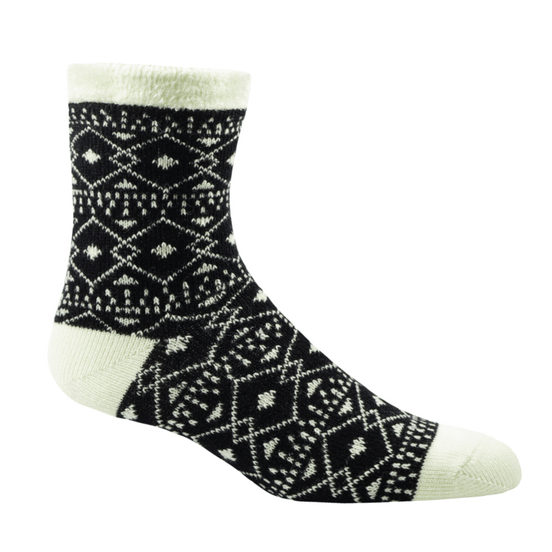 Woolrich Aloe Double Layer Socks  -  One Size Fits Most / Charcoal/White