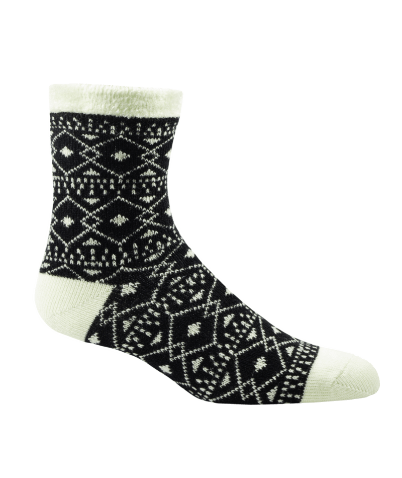 Woolrich Aloe Double Layer Socks  -  One Size Fits Most / Charcoal/White