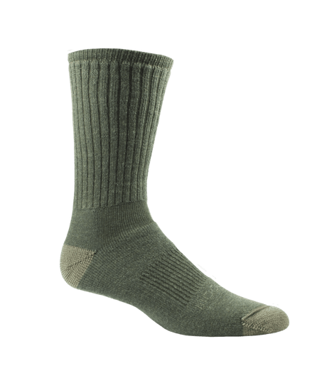 Woolrich Hike Ten Mile Crew Socks  -  Large / Olive Bark