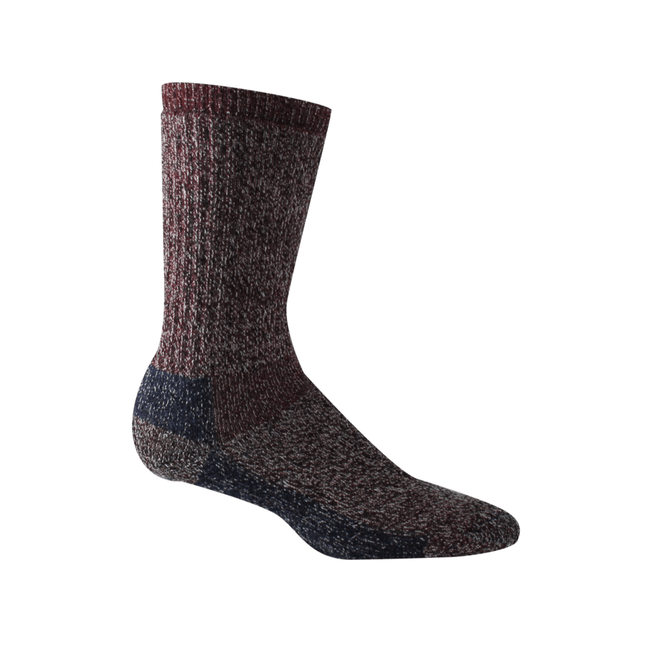Woolrich Hike Ten Mile Crew Socks - Large / Wineberry
