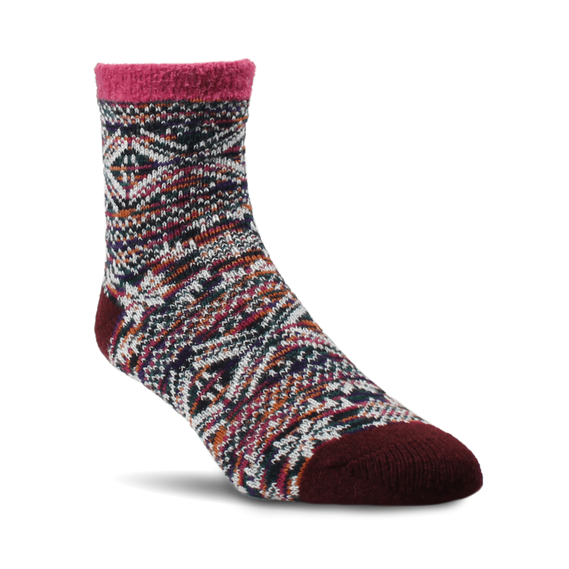 Woolrich Aloe Double Layer Socks  -  One Size Fits Most / Maroon