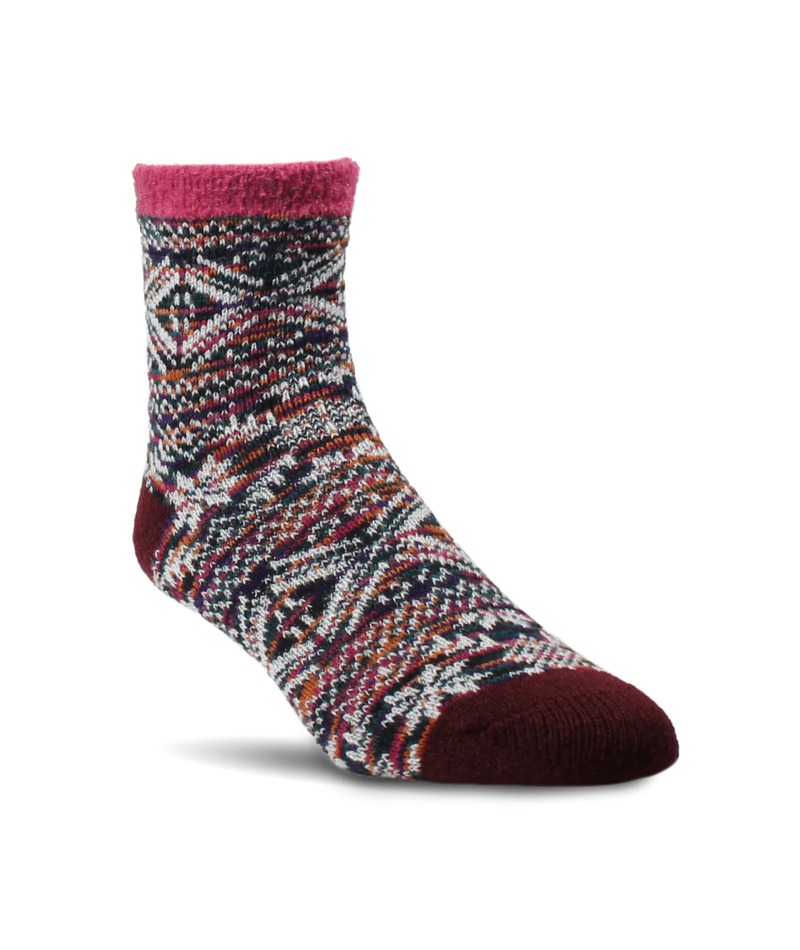 Woolrich Aloe Double Layer Socks  -  One Size Fits Most / Maroon