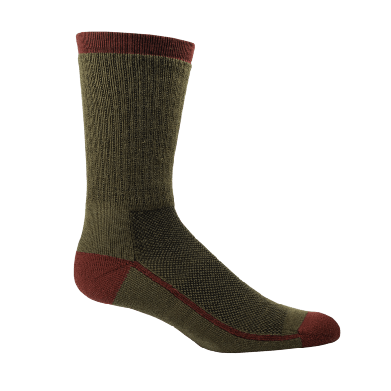 Woolrich Hike Technical Crew Socks  -  Medium / Coyote Brown