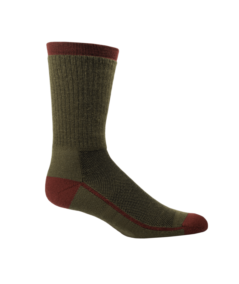 Woolrich Hike Technical Crew Socks  -  Medium / Coyote Brown