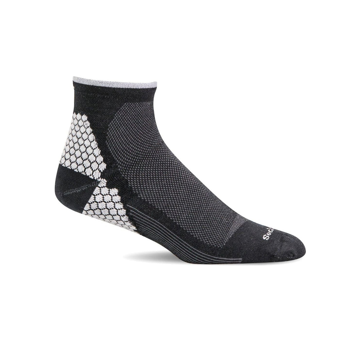 Sockwell Mens Plantar Sport Micro Socks - Medium/Large / Black