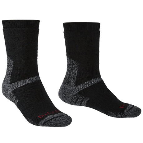 Bridgedale Mens Explorer Heavyweight Merino Performance Boot Socks  -  Medium / Black