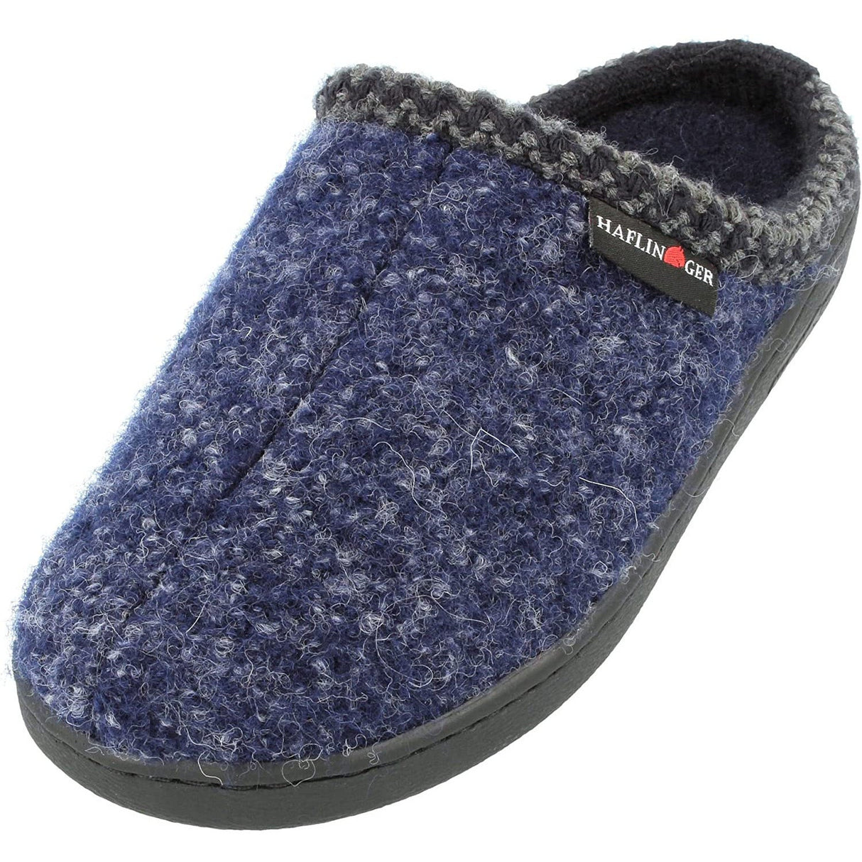 Haflinger AT Nordkap Slippers  -  36 / Navy