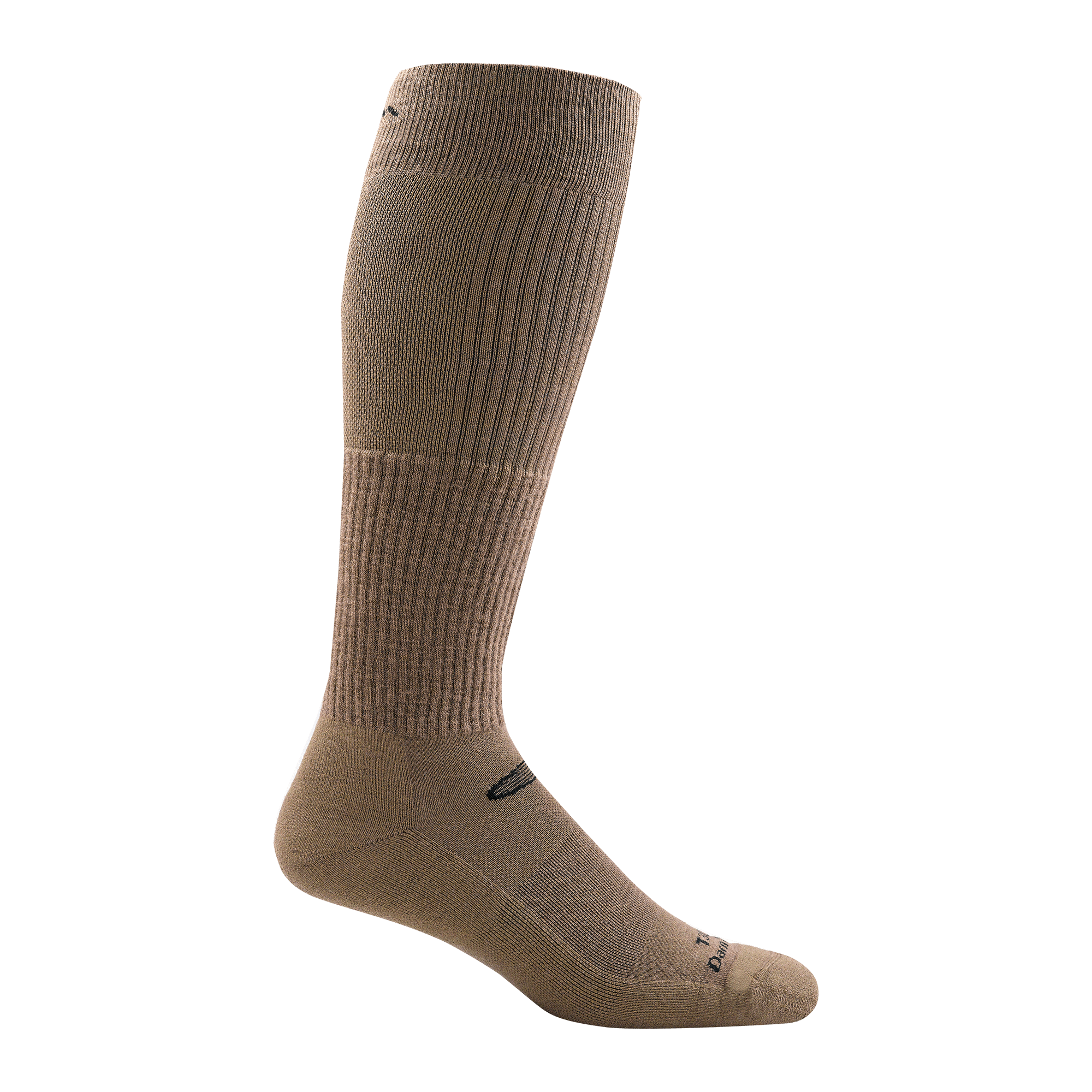 Darn Tough Over-the-Calf Lightweight Tactical Socks with Cushion  -  X-Small / Coyote Brown