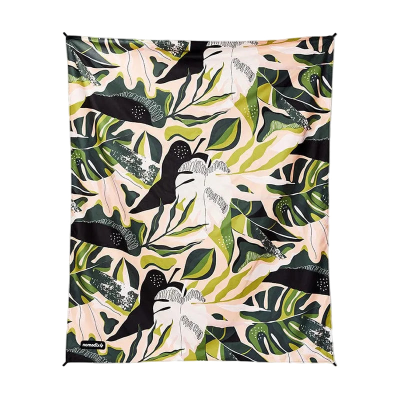 Nomadix Festival Blanket - Monstera Green Pink
