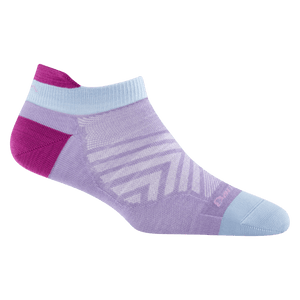 Darn Tough Womens Run No Show Tab Ultra-Lightweight Running Socks  -  Small / Lavender