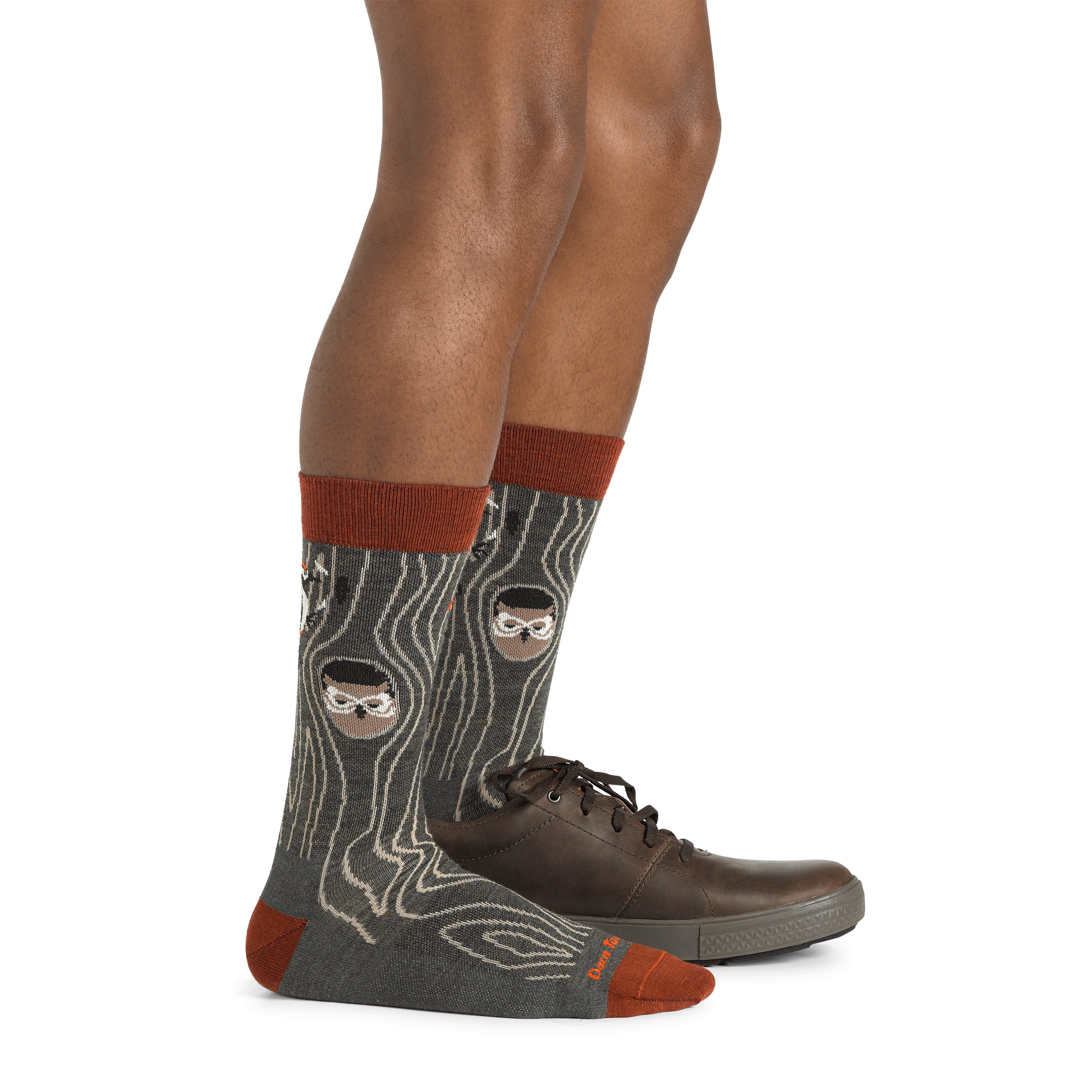 Darn Tough Mens Woody Crew Lightweight Lifestyle Socks  -