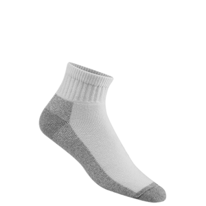 Wigwam At Work Cotton Quarter 3-Pack Socks  -  Medium / White/Sweatshirt Gray