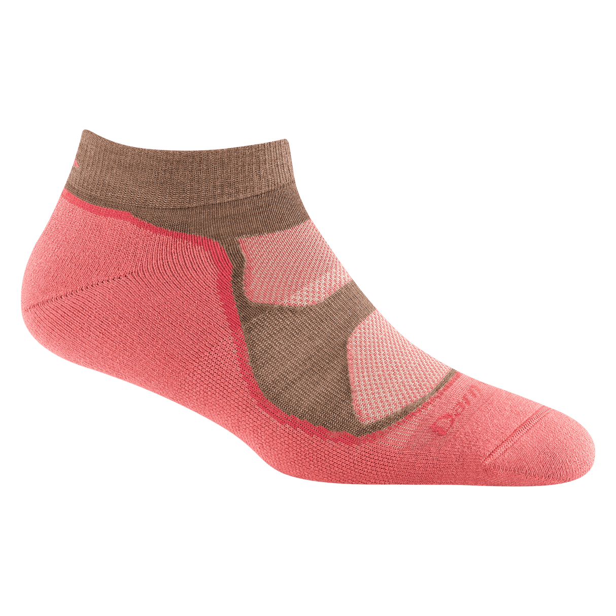 Darn Tough Womens Light Hiker No Show Lightweight Socks  -  Small / Canyon