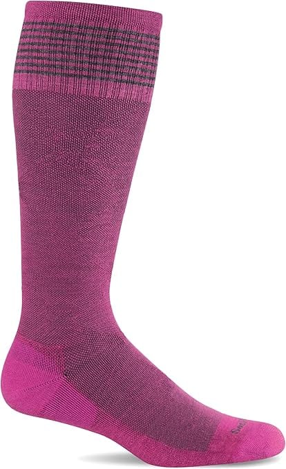 Sockwell Womens Elevation Firm Compression Socks  -  Small/Medium / Raspberry Solid