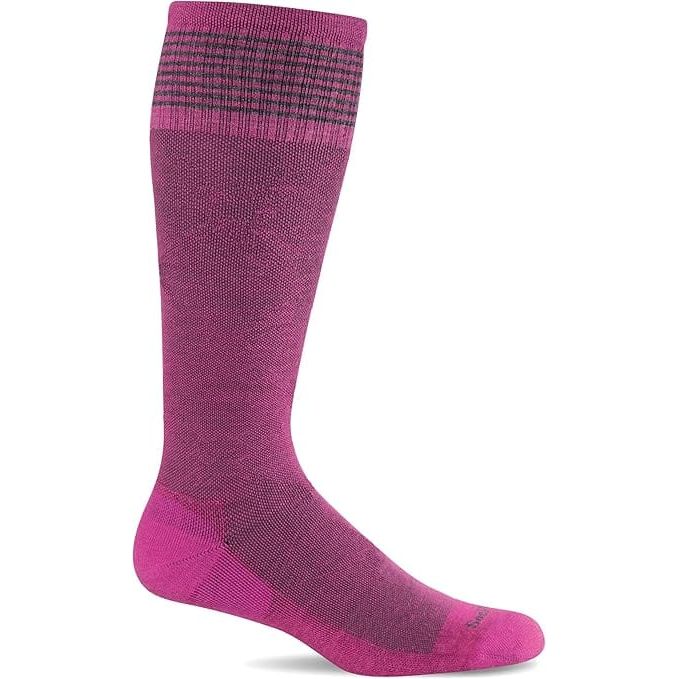Sockwell Womens Elevation Firm Compression Socks - Small/Medium / Raspberry Solid