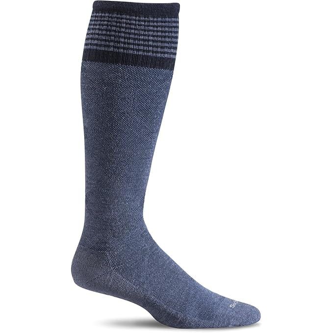 Sockwell Womens Elevation Firm Compression Socks - Small/Medium / Denim Solid