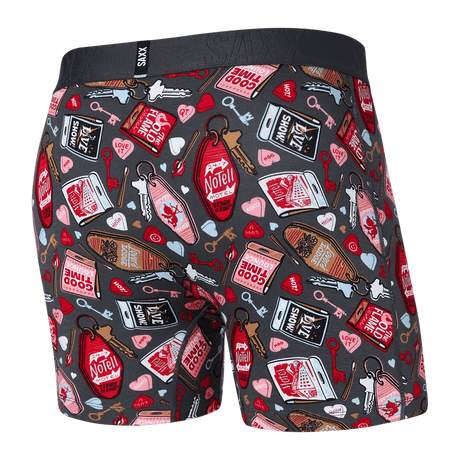 SAXX Mens DropTemp Cooling Cotton Boxer Brief Fly  -