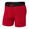 SAXX Mens Vibe Modern Fit Boxer  -  X-Small / Cherry Heather