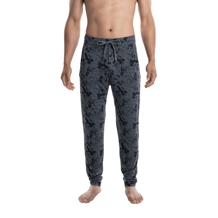 SAXX Mens Snooze Pants  -  Large / Wild Slapshot-Graphite