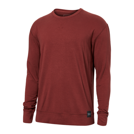 SAXX Mens 3SIX FIVE Long-Sleeve Sweatshirt  -  Small / Sable