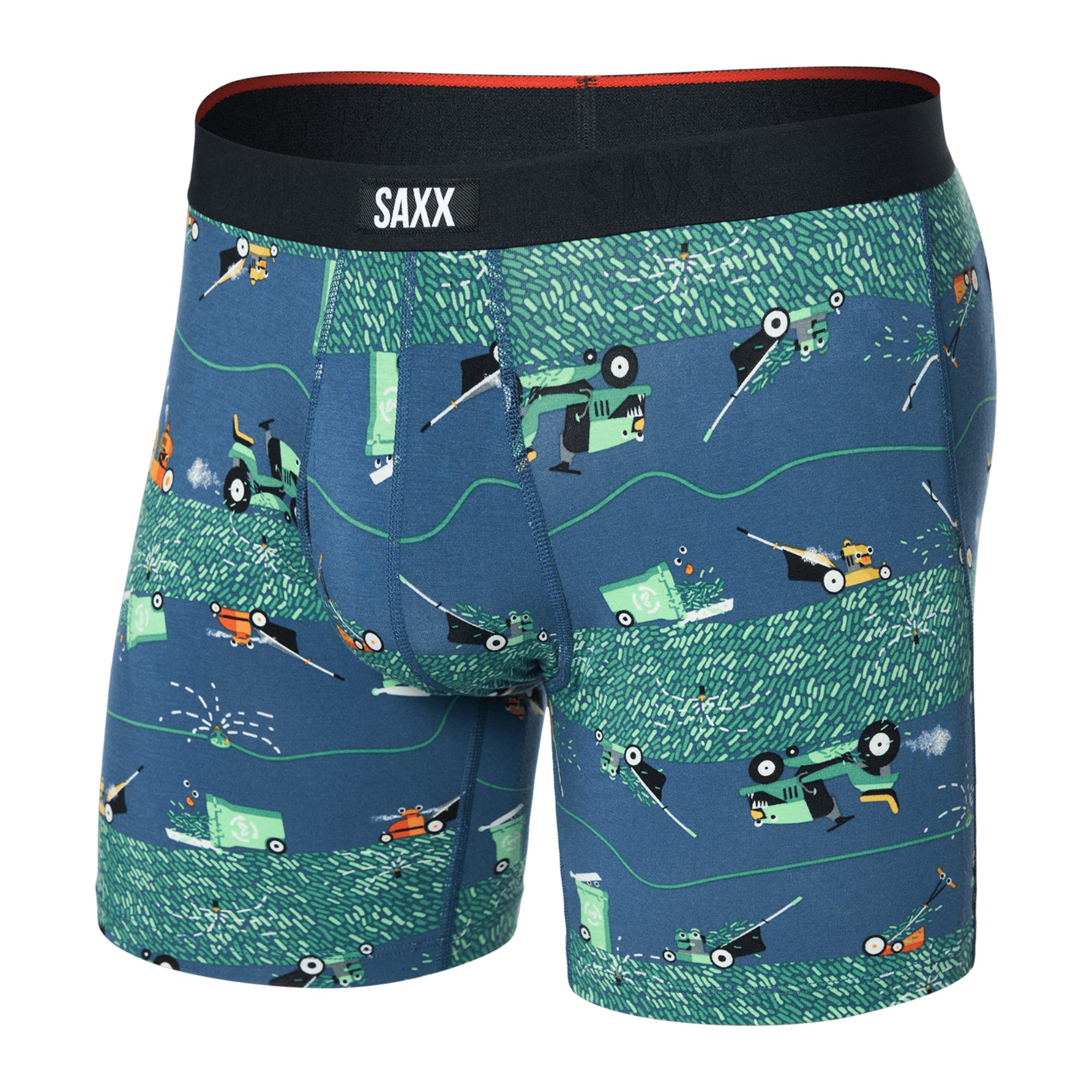 SAXX Mens Vibe Xtra Super Soft Boxer  -  Small / Buzzcut - Dark Denim