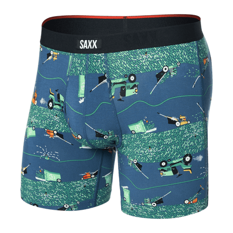 SAXX Mens Vibe Xtra Super Soft Boxer  -  Small / Buzzcut - Dark Denim