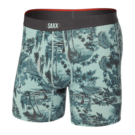 SAXX Mens Vibe Xtra Super Soft Boxer  -  Small / Golf Toile - Aquifer