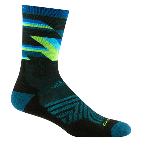 Darn Tough Mens Bolt Micro Crew Ultra-Lightweight Running Socks  -  Medium / Black