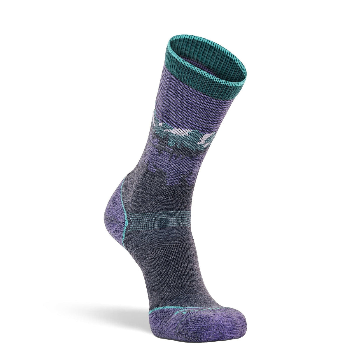 Fox River Womens Krakatoa Lightweight Hiking Crew Socks - Medium / Gray