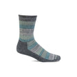 Sockwell Womens Lounge About Essential Comfort Crew Socks  -  Small/Medium / Charcoal